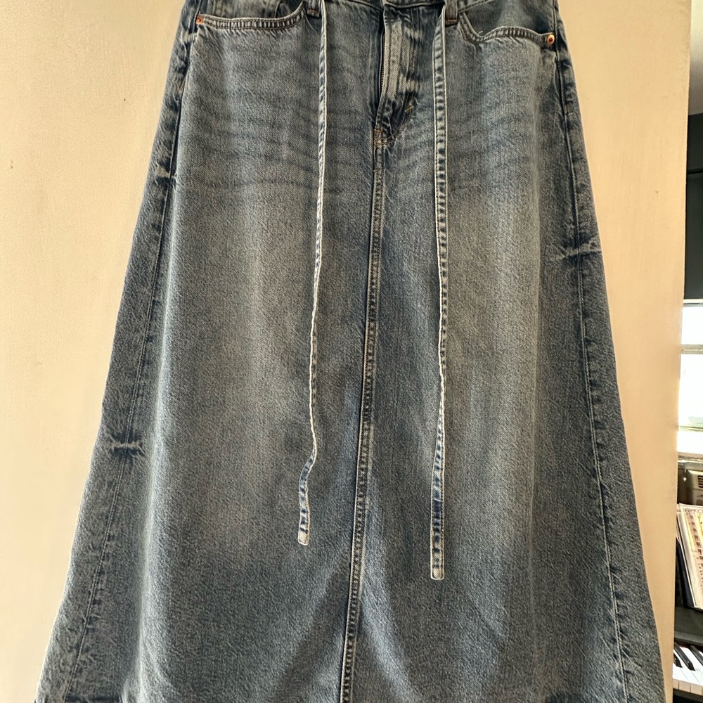H&M Blue Denim Skirt